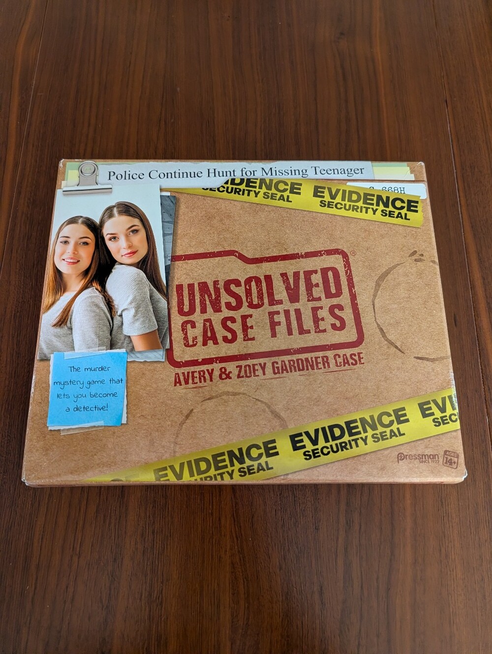 Unsolved Case Files Avery and Zoey Gardner Game